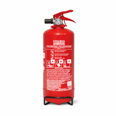 Πυροσβεστήρας Ξηράς Κόνεως 2kg ABC με Βάση Στήριξης